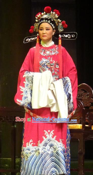 Chinese Huangmei Opera Number One Scholar Female Consort Prince Garment Costumes and Headwear An Hui Opera Xiaosheng Li Zhaoting Apparels Clothing