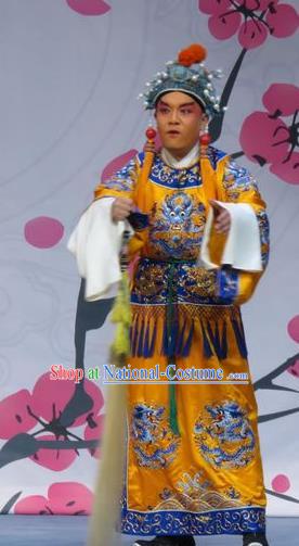 Xue Yu Bing Shuang Chinese Ping Opera Costumes and Headwear Pingju Opera Court Eunuch Apparels Clothing