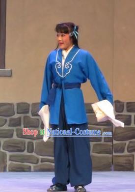 Legend of Love Chinese Ping Opera Wa Wa Sheng Costumes and Headwear Pingju Opera Young Boy Apparels Clothing