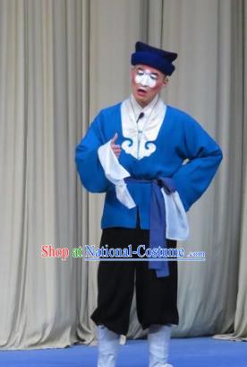 Chinese Ping Opera Figurant Role Costumes and Headwear Pingju Opera Bellman Apparels Clothing