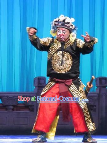 Yang Bajie You Chun Chinese Ping Opera Wusheng Costumes and Headwear Pingju Opera Figurant Male Apparels Clothing