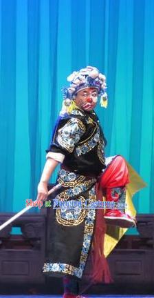 Yang Bajie You Chun Chinese Ping Opera Wusheng Costumes and Headwear Pingju Opera Figurant Male Apparels Clothing