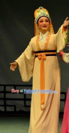 Chinese Yue Opera Scholar Niche Costumes and Headwear Shaoxing Opera Chunh Yang Young Man Li Menglong Apparels Garment