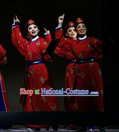 Liu Yong Chinese Yue Opera Figurant Wu Sheng Poet Garment and Headwear Shaoxing Opera Martial Male Red Apparels Costumes