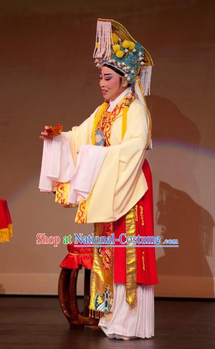 Chinese Yue Opera Emperor and the Village Girl Costumes and Headwear Shaoxing Opera Young Male Xiaosheng Garment Apparels