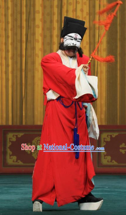 Fan Xi Liang Chinese Peking Opera Elderly Male Cao Cao Garment Costumes and Headwear Beijing Opera Laosheng Apparels Clothing