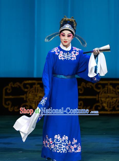 Xie Yaohuan Chinese Peking Opera Niche Garment Costumes and Headwear Beijing Opera Xiaosheng Apparels Scholar Young Male Clothing