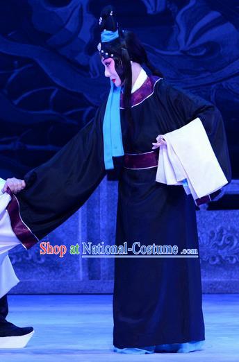 Chinese Ping Opera Distress Maiden Apparels Costumes and Headpieces Traditional Pingju Opera Palm Civet for Prince Tsing Yi Dress Garment