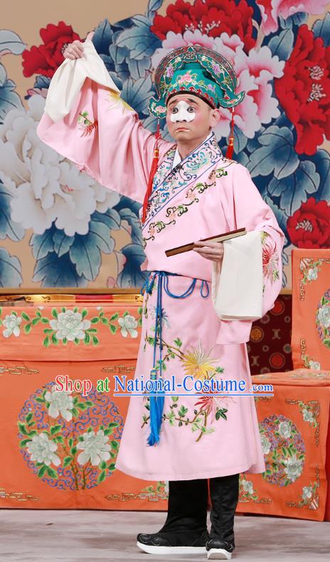 Xun Guanniang Chinese Peking Opera Rich Childe Garment Costumes and Headwear Beijing Opera Young Man Apparels Bully Clothing