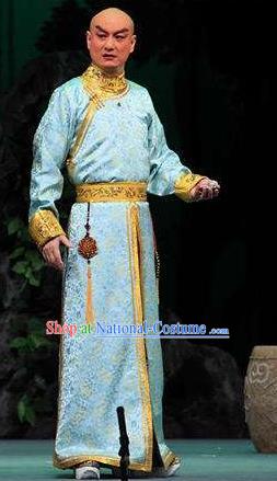 Inspector And Prince Chinese Peking Opera Young Male Garment Costumes and Headwear Beijing Opera Xiaosheng Apparels Niche Le Chun Clothing