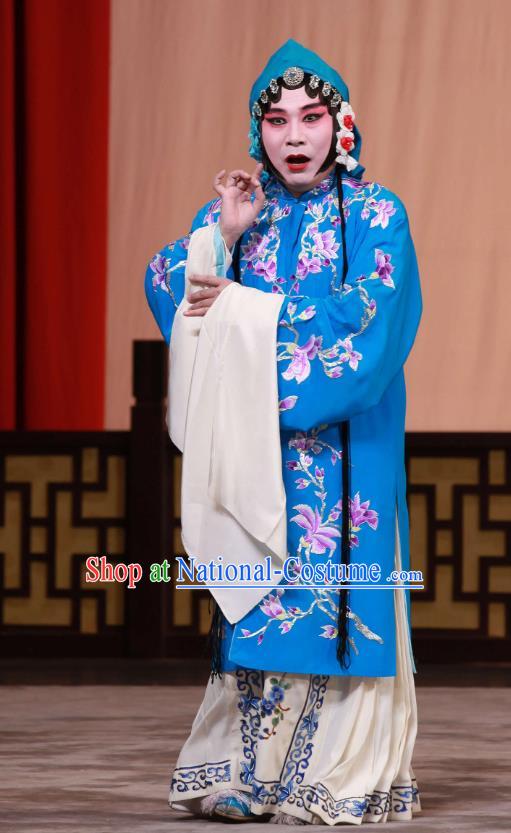 Chinese Beijing Opera Woman Apparels Chun Gui Meng Costumes and Headpieces Traditional Peking Opera Young Mistress Dress Garment