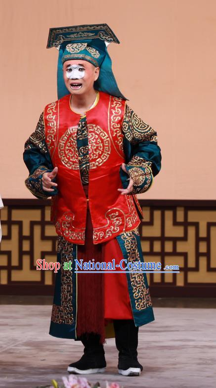 Chun Gui Meng Chinese Peking Opera Runners Garment Costumes and Headwear Beijing Opera Wusheng Apparels Takefu Clothing