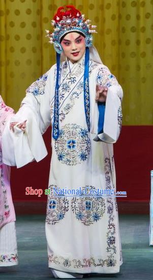 Chun Gui Meng Chinese Peking Opera Niche Wang Hui Garment Costumes and Headwear Beijing Opera Young Male Apparels Martial Man Clothing