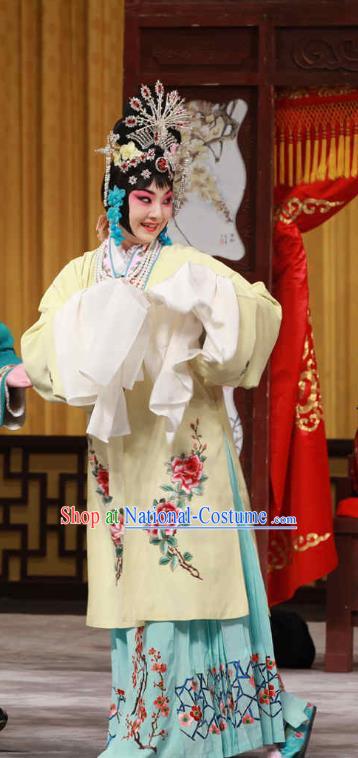 Chinese Beijing Opera Actress Apparels Huo Xiaoyu Costumes and Headpieces Traditional Peking Opera Hua Tan Dress Dance Lady Garment