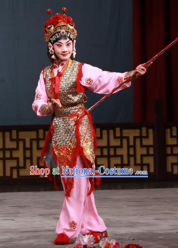 Chinese Beijing Opera Fairy Garment The Eight Immortals Crossing the Sea Costumes and Hair Accessories Traditional Peking Opera Actress Dress Apparels