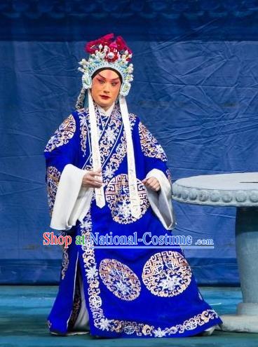 Ye Zhu Lin Chinese Peking Opera Wusheng Apparels Costumes and Headpieces Beijing Opera Martial Male Lin Chong Garment Takefu Clothing