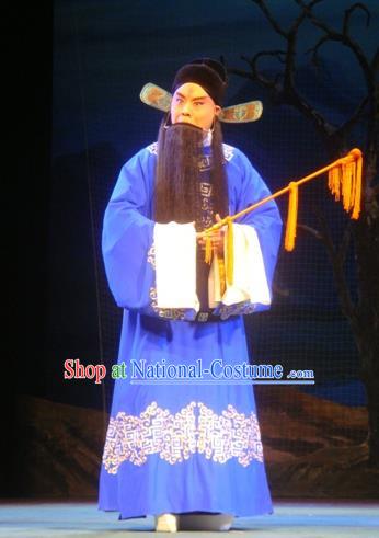 Sun An Dong Ben Chinese Peking Opera Prefect Apparels Costumes and Headpieces Beijing Opera Official Garment Magistrate Sun An Clothing