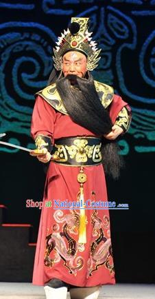 Chang Le Wei Yang Chinese Peking Opera General Chen Xi Apparels Costumes and Headpieces Beijing Opera Martial Male Garment Military Official Clothing