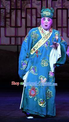 Zhao Jintang Chinese Ping Opera Bully Song Cheng Garment Costumes and Headwear Pingju Opera Young Man Apparels Clothing