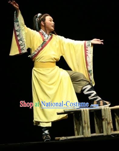 Yu Hai Kuang Chao Chinese Sichuan Opera Young Male Apparels Costumes and Headpieces Peking Opera Xiaosheng Garment Niche Clothing