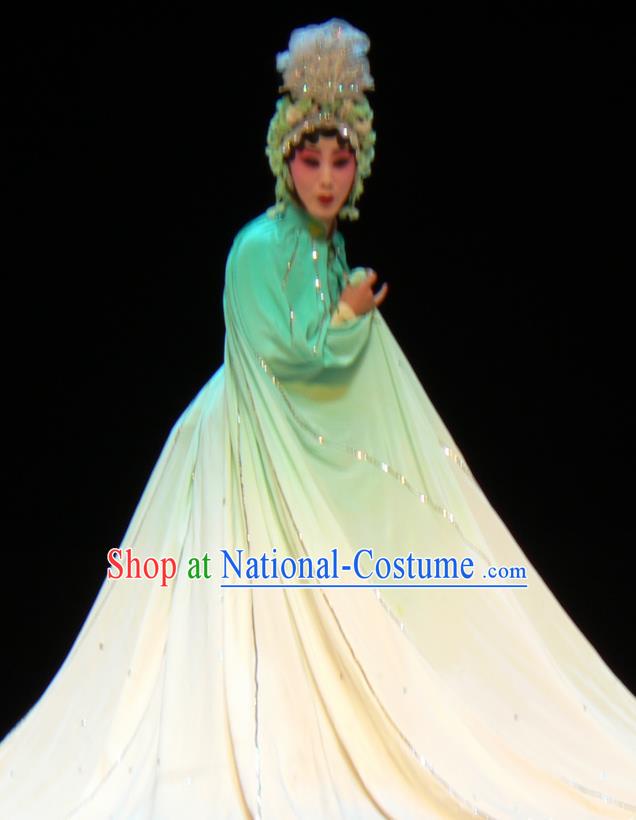 Chinese Sichuan Opera Ghost Red Plum Li Huiniang Garment Costumes and Hair Accessories Traditional Peking Opera Actress Dress Hua Tan Apparels