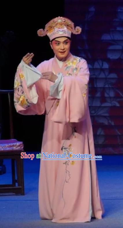 Li Yaxian Chinese Sichuan Opera Rich Childe Apparels Costumes and Headpieces Peking Opera Young Male Garment Xiaosheng Zheng Yuanhe Clothing