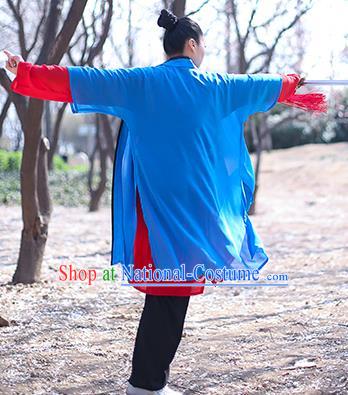 Chinese Traditional Professional Martial Arts Training Costume Top Grade Tai Ji Performance Uniforms Tai Chi Competition Outfits