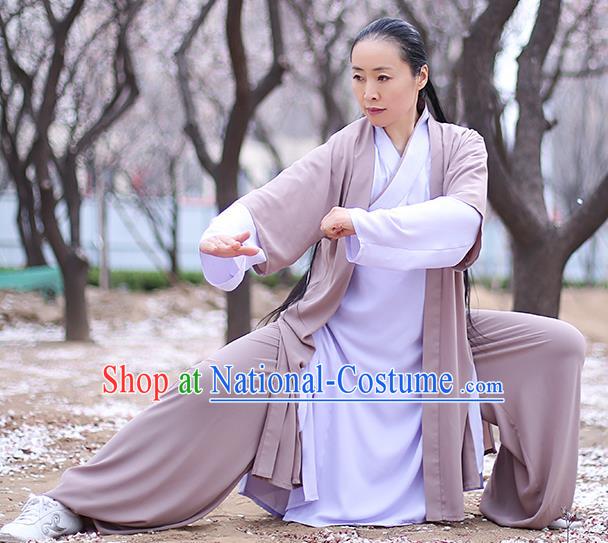 Chinese Traditional Professional Martial Arts Performance Costume Top Grade Tai Ji Training Uniforms Tai Chi Competition Outfits