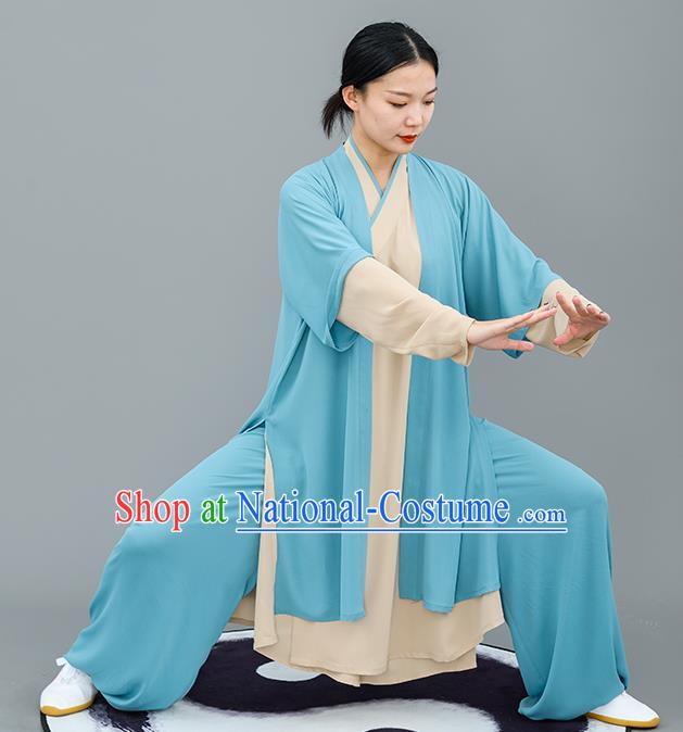 Chinese Traditional Woman Tai Chi Competition Costume Professional Martial Arts Training Outfits Top Grade Tai Ji Performance Uniforms