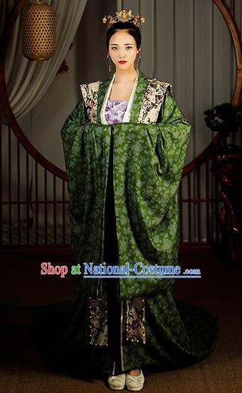 Chinese Ancient Song Dynasty Imperial Consort Hanfu Dress Traditional Garment Court Woman Historical Costumes Complete Set