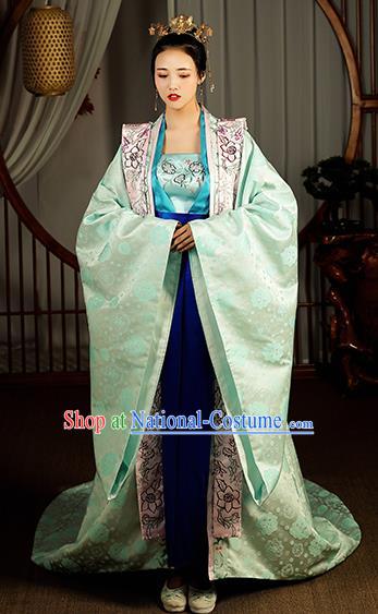 Chinese Traditional Song Dynasty Imperial Consort Hanfu Dress Ancient Garment Court Queen Historical Costumes Complete Set