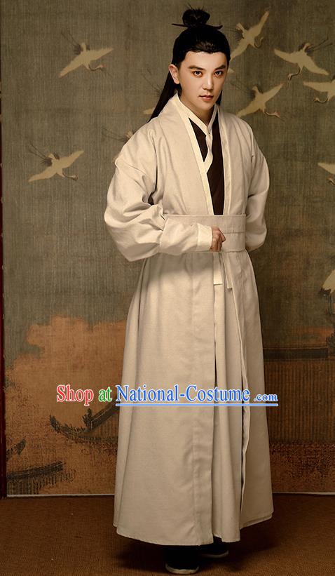 Chinese Traditional Song Dynasty Swordsman Hanfu Clothing Ancient Drama Kawaler Garment Civilian Male Historical Costumes