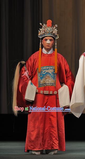 Drunkened Concubine Chinese Sichuan Opera Eunuch Apparels Costumes and Headpieces Peking Opera Garment Clothing