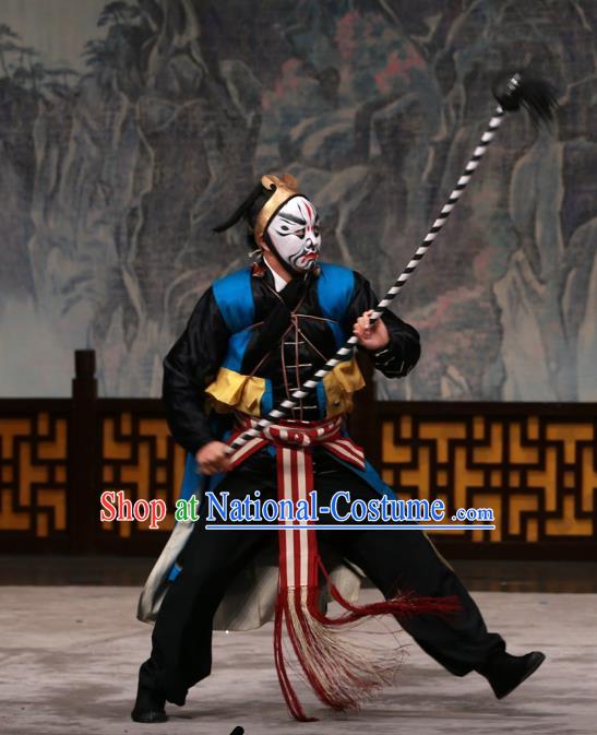 Sister Thirteen Chinese Peking Opera Takefu Garment Costumes and Headwear Beijing Opera Martial Man Apparels Clothing