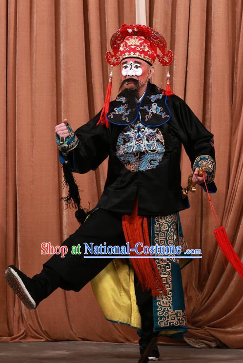 Da Bao Guo Er Jin Gong Chinese Peking Opera Wusheng Garment Costumes and Headwear Beijing Opera Apparels Swordsman Clothing