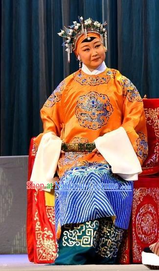 Chinese Beijing Opera Pantaloon Apparels Costumes and Headdress A Honey Trap Traditional Peking Opera Noble Dame Dress Countess Garment