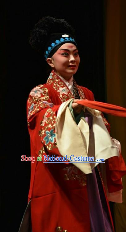 Madam White Snake Chinese Shanxi Opera Niche Xu Xian Apparels Costumes and Headpieces Traditional Jin Opera Xiaosheng Garment Young Male Clothing