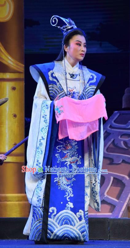 Madam Ruyi Chinese Shanxi Opera Xiaosheng Apparels Costumes and Headpieces Traditional Jin Opera Young Male Gentleman Royal Prince Li Zhi Clothing