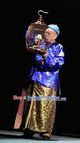Da Qing Yu Shi Chinese Shanxi Opera Bully Apparels Costumes and Headpieces Traditional Jin Opera Garment Qing Dynasty Childe Clothing