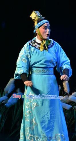 Fenyang King Chinese Shanxi Opera Young Man Apparels Costumes and Headpieces Traditional Jin Opera Martial Male Garment Wusheng Clothing