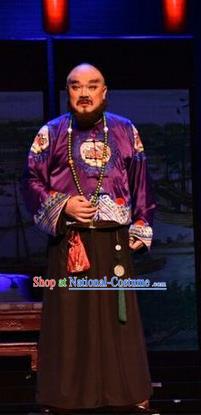 He Qing Hai Yan Chinese Shanxi Opera Qing Dynasty Infante Apparels Costumes and Headpieces Traditional Jin Opera Royal Highness Garment Clothing