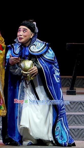 You Meng Yi Guan Chinese Hubei Hanchu Opera Xiaosheng Apparels Costumes and Headpieces Traditional Han Opera Actor Garment Artist Clothing