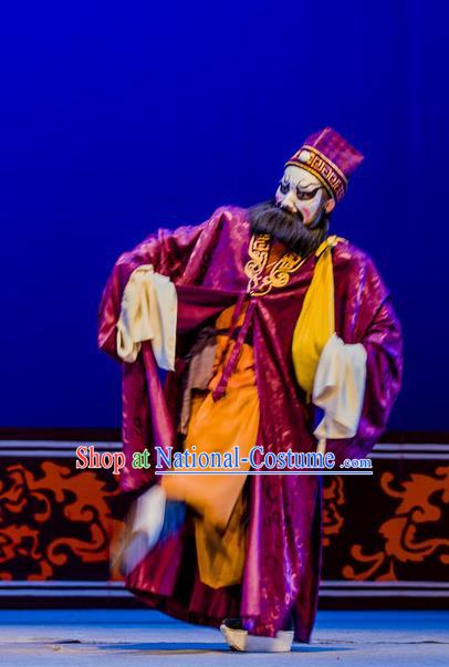 Xian Jie Bian Chinese Hubei Hanchu Opera Drunken Man Apparels Costumes and Headpieces Traditional Han Opera Martial Male Garment Thief Clothing