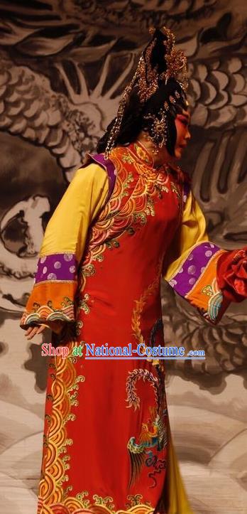 Chinese Cantonese Opera Qing Dynasty Garment Prince Rui and Concubine Zhuang Costumes and Headdress Traditional Guangdong Opera Hua Tan Apparels Imperial Consort Dress