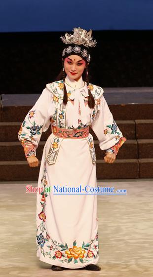 General Ma Chao Chinese Guangdong Opera Young Male Apparels Costumes and Headpieces Traditional Cantonese Opera Takefu Garment Wusheng Clothing