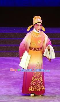 Story of the Violet Hairpin Chinese Guangdong Opera Li Yi Apparels Costumes and Headpieces Traditional Cantonese Opera Young Male Garment Noble Childe Clothing