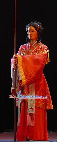 Chinese Sichuan Opera Highlights Court Maid Garment Costumes and Headdress Wo Hu Ling Traditional Peking Opera Xiaodan Dress Palace Lady Apparels