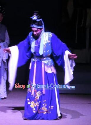 The Strange Stories Chinese Guangdong Opera Young Male Apparels Costumes and Headwear Traditional Cantonese Opera Xiaosheng Garment Childe Wang Yuanfeng Clothing