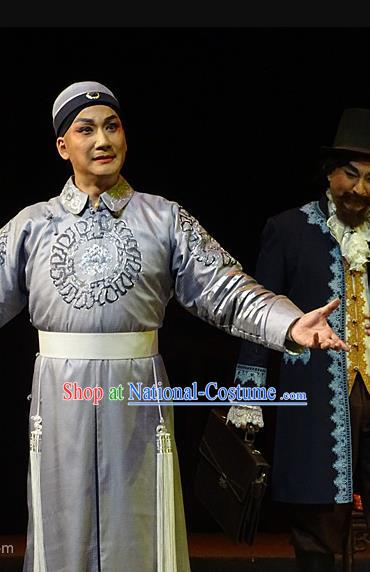 Chinese Traditional Qing Dynasty Apparels Costumes and Headwear Historical Drama Thirteen Trades Monopoly Merchant Pan Wenfu Garment Clothing