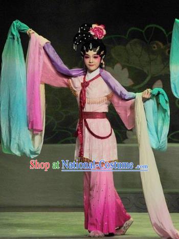 Chinese Ancient Dance Lady Garment Three Kingdoms Period Court Maid Costumes and Headdress Traditional Fairy Dress Apparels